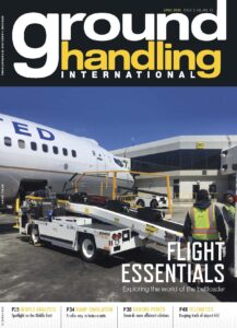 Ground Handling International magazine features Power Stow belt loader on the cover of its April issue